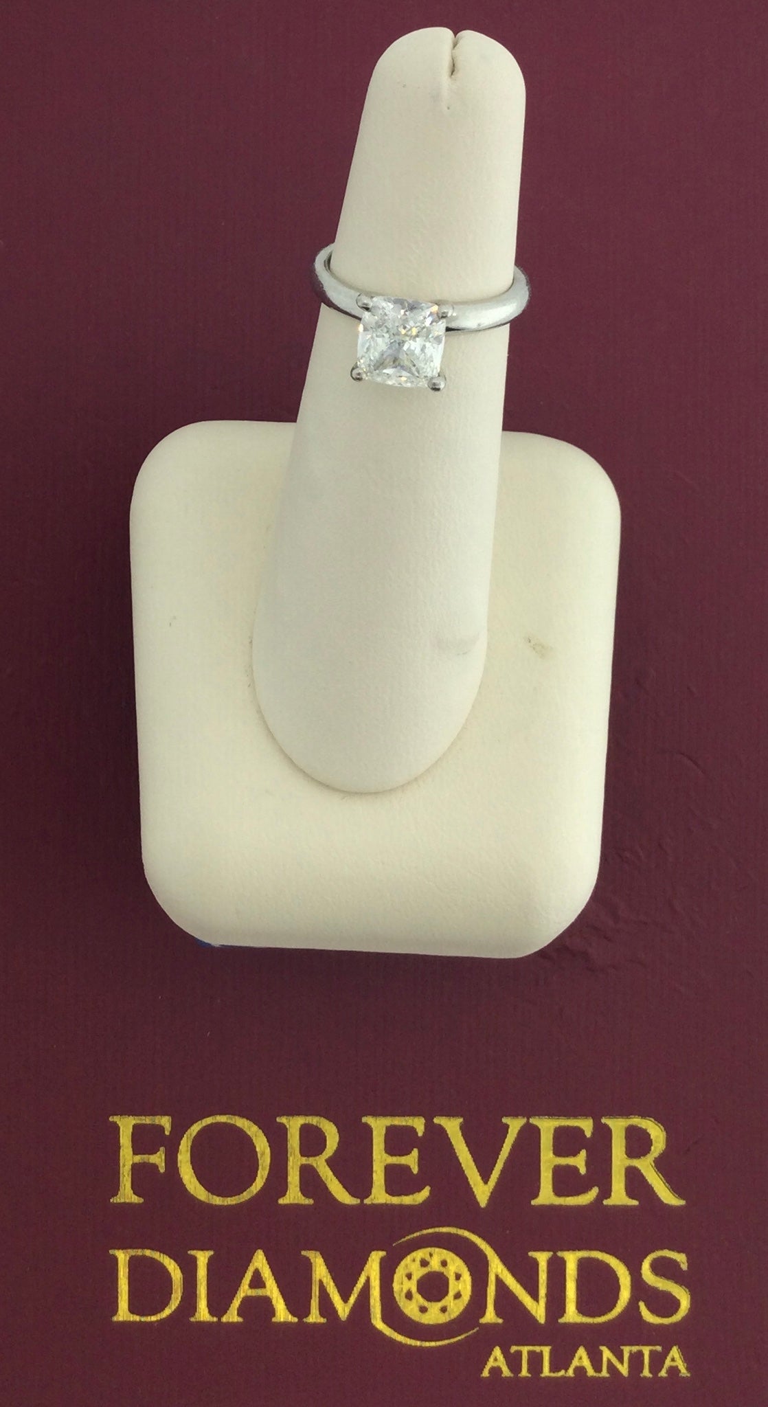 14K White Gold 2.01CTW Diamond Ring