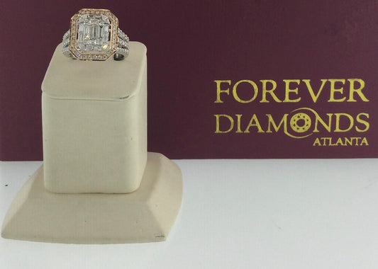 14K Rose Gold 1.75CTW Diamond Ring