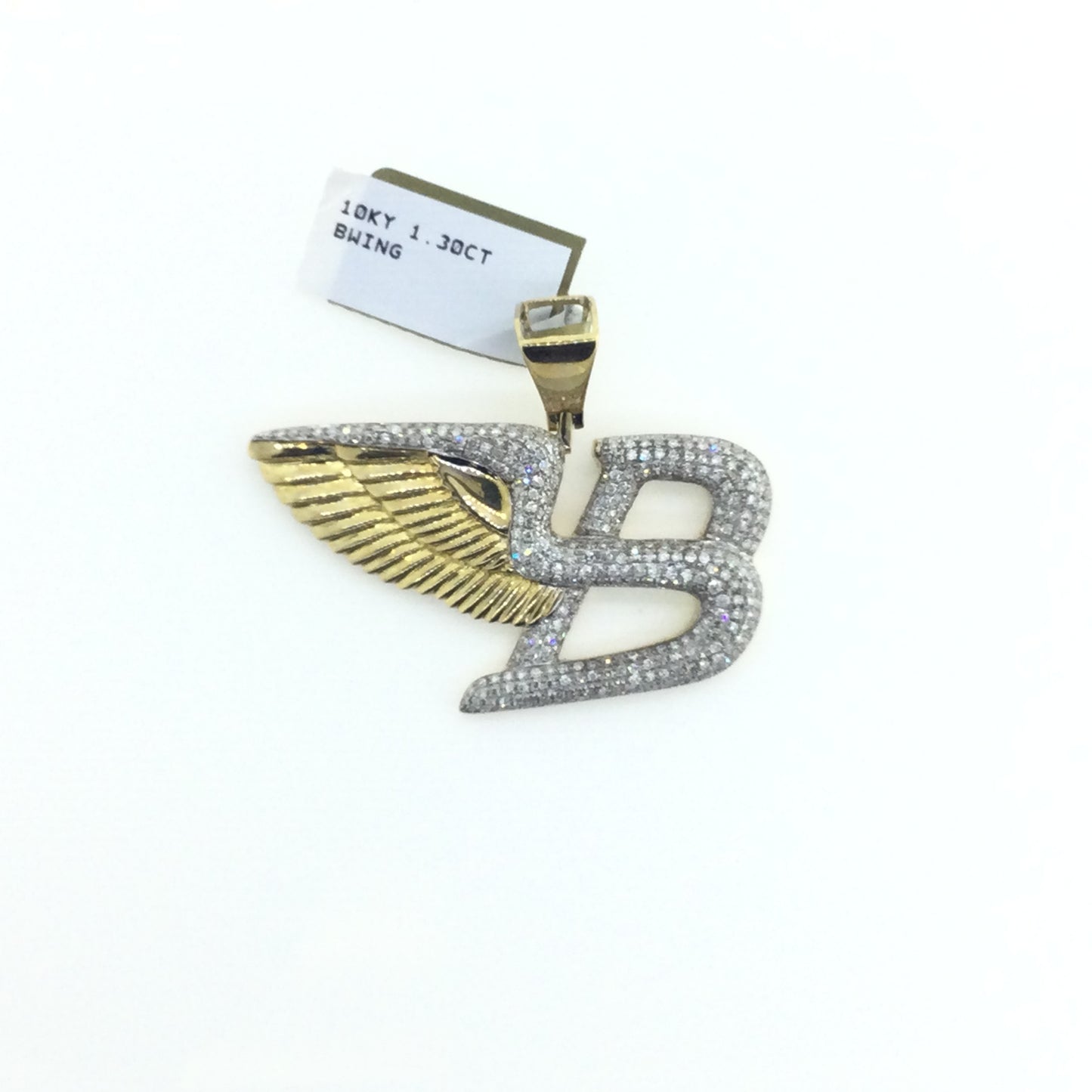 10K Yellow Gold 1.30CT Bwing Charm