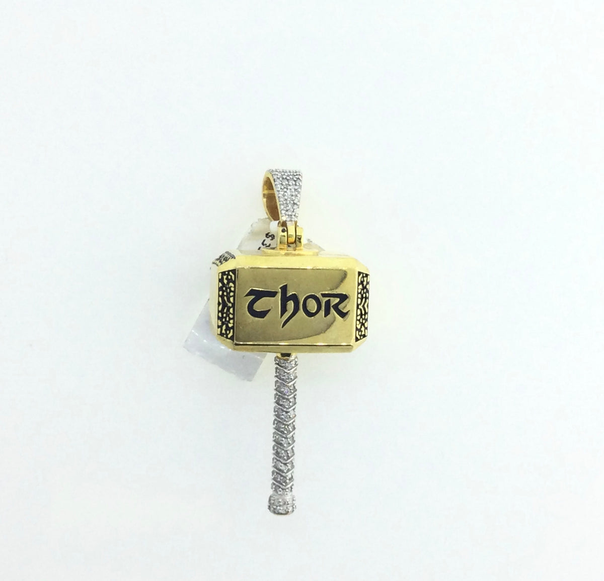 10K Yellow Gold 0.51CT Thor Charm