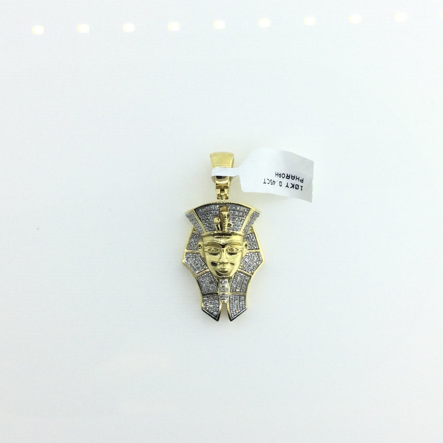 10K Yellow Gold 0.45CT Pharoah Charm