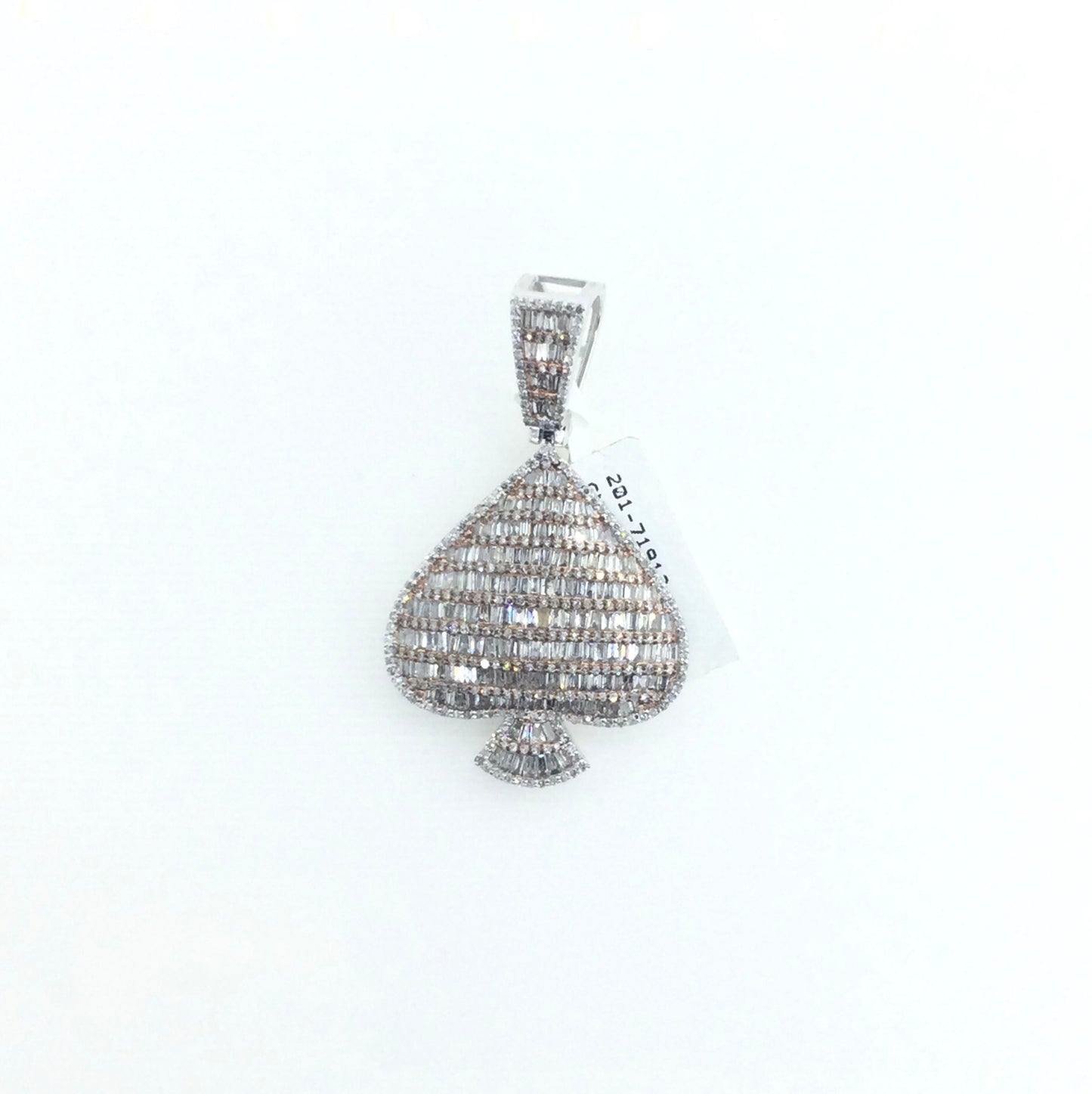 10KTT 2.40CT Spade Charm