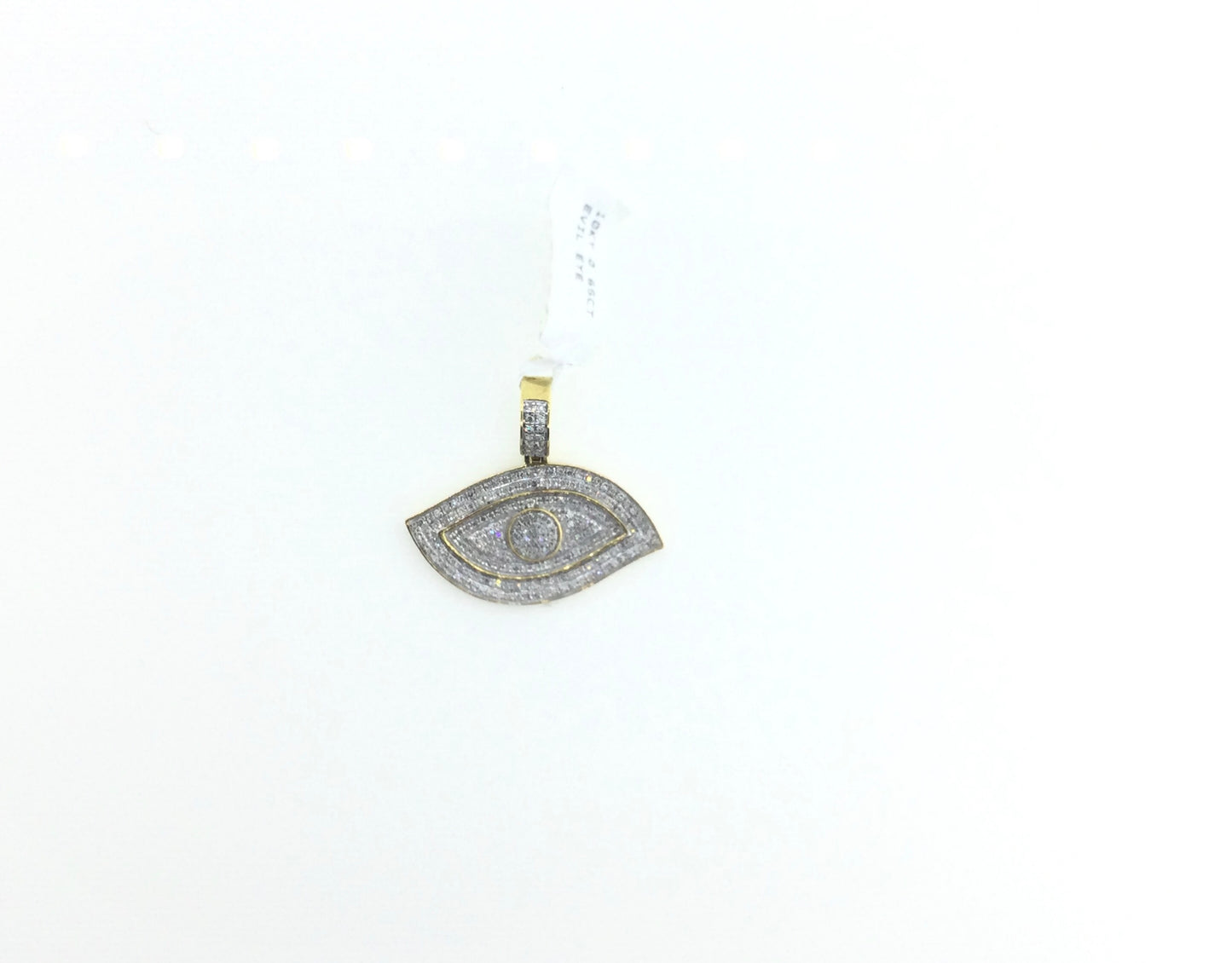 10K Yellow Gold 0.65CT Evil Eye