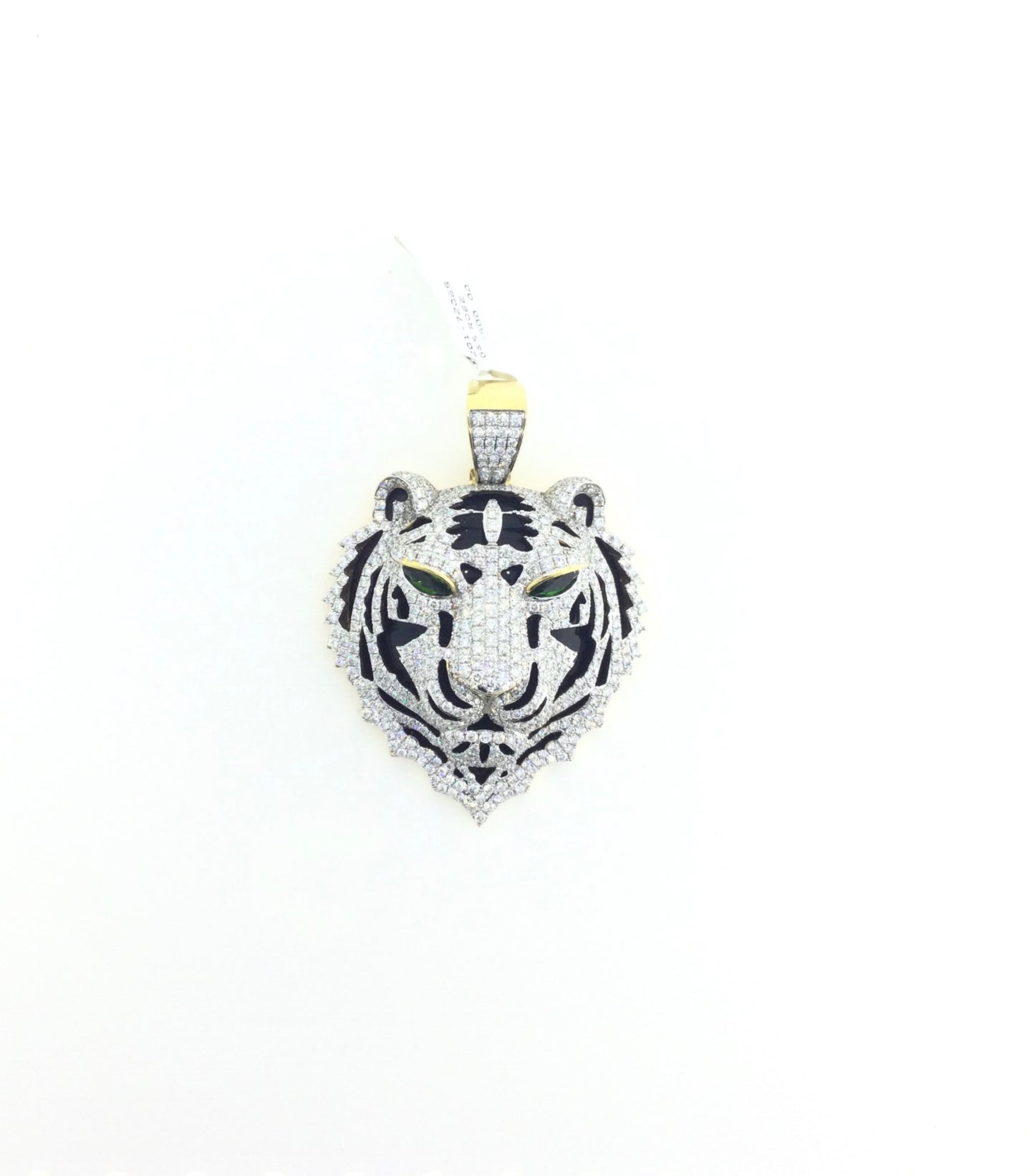 18K Yellow Gold 3.5CT Tiger Peridot Eye