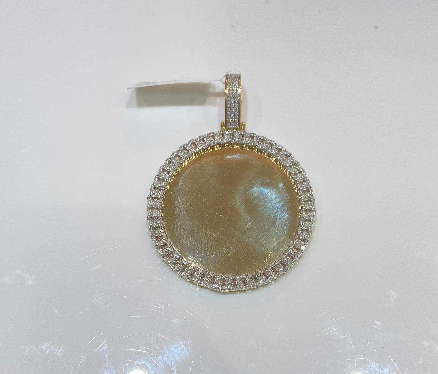 10K Yellow Gold 0.79CT Cuban Picture Frame