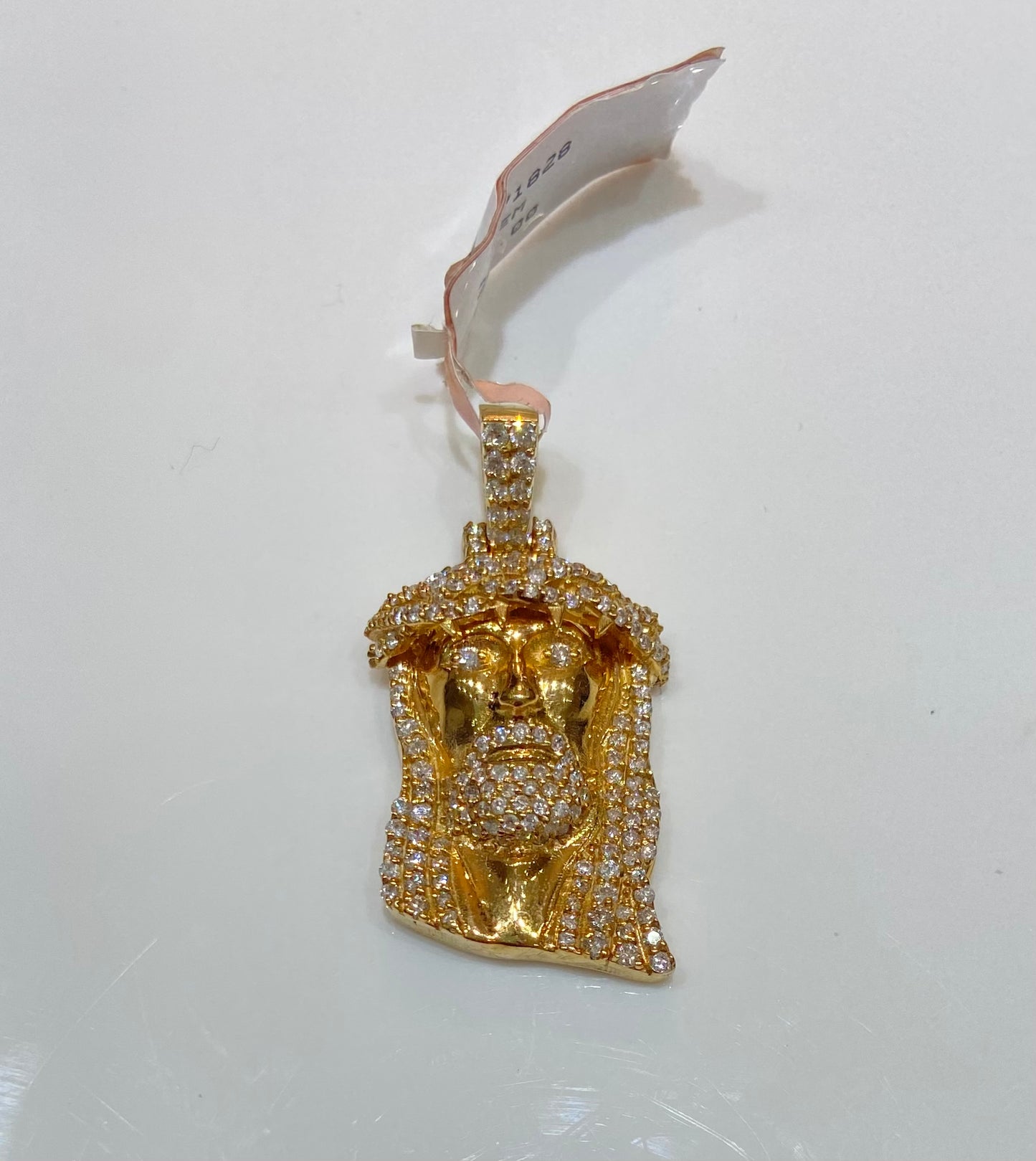 10K Rose Gold 1.06CT 7.1GRM Jesus Head