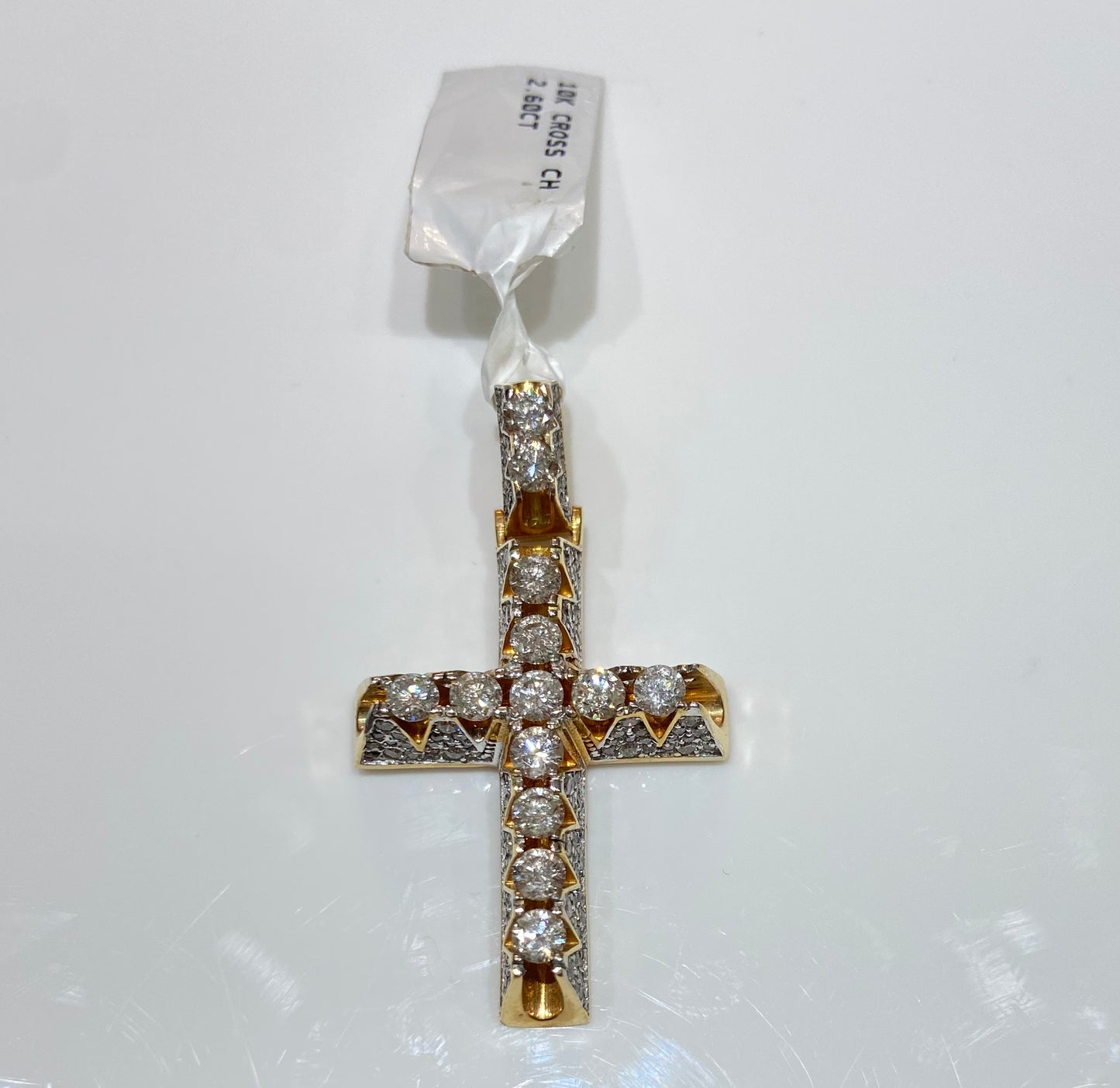 10K 2.60CT Cross Charm