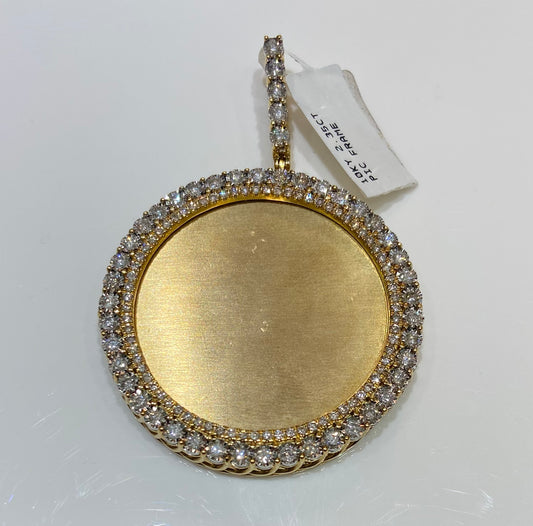 10K Yellow Gold 2.35CT Picture Frame