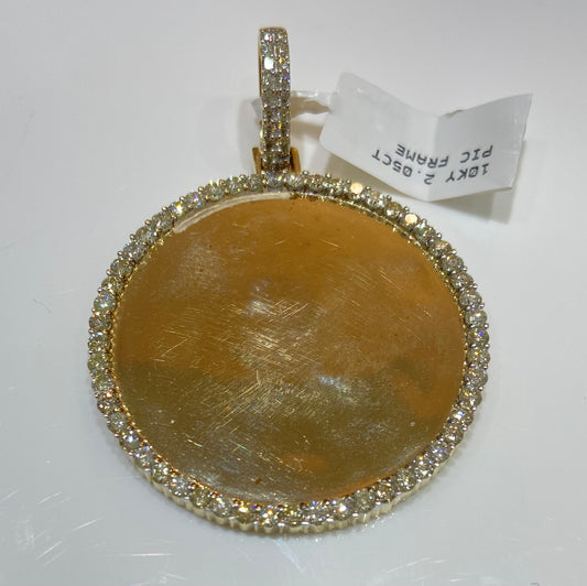 10K Yellow Gold 2.05CT Picture Frame
