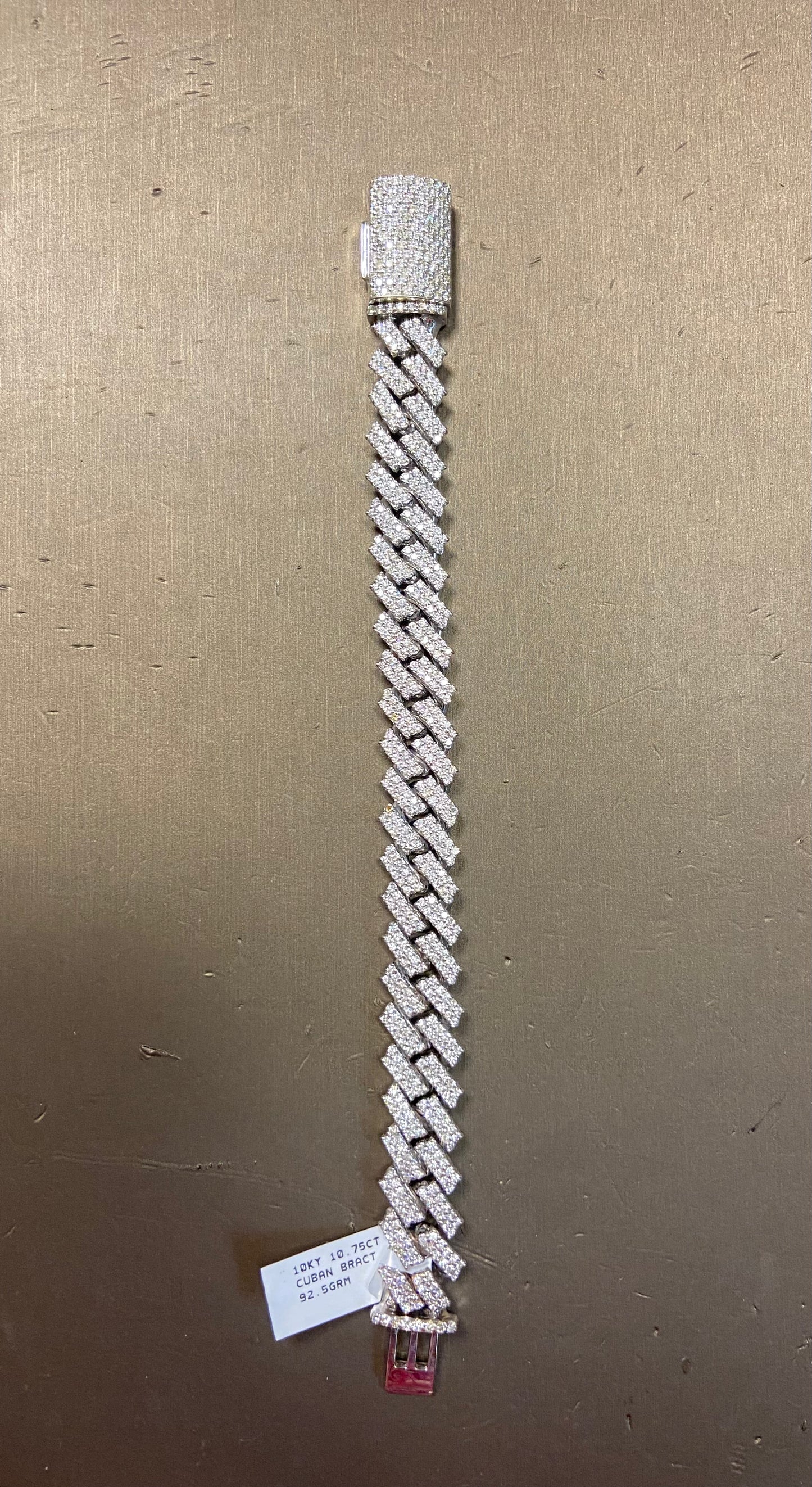 10K Yellow Gold 10.75CT Cuban Bracelet