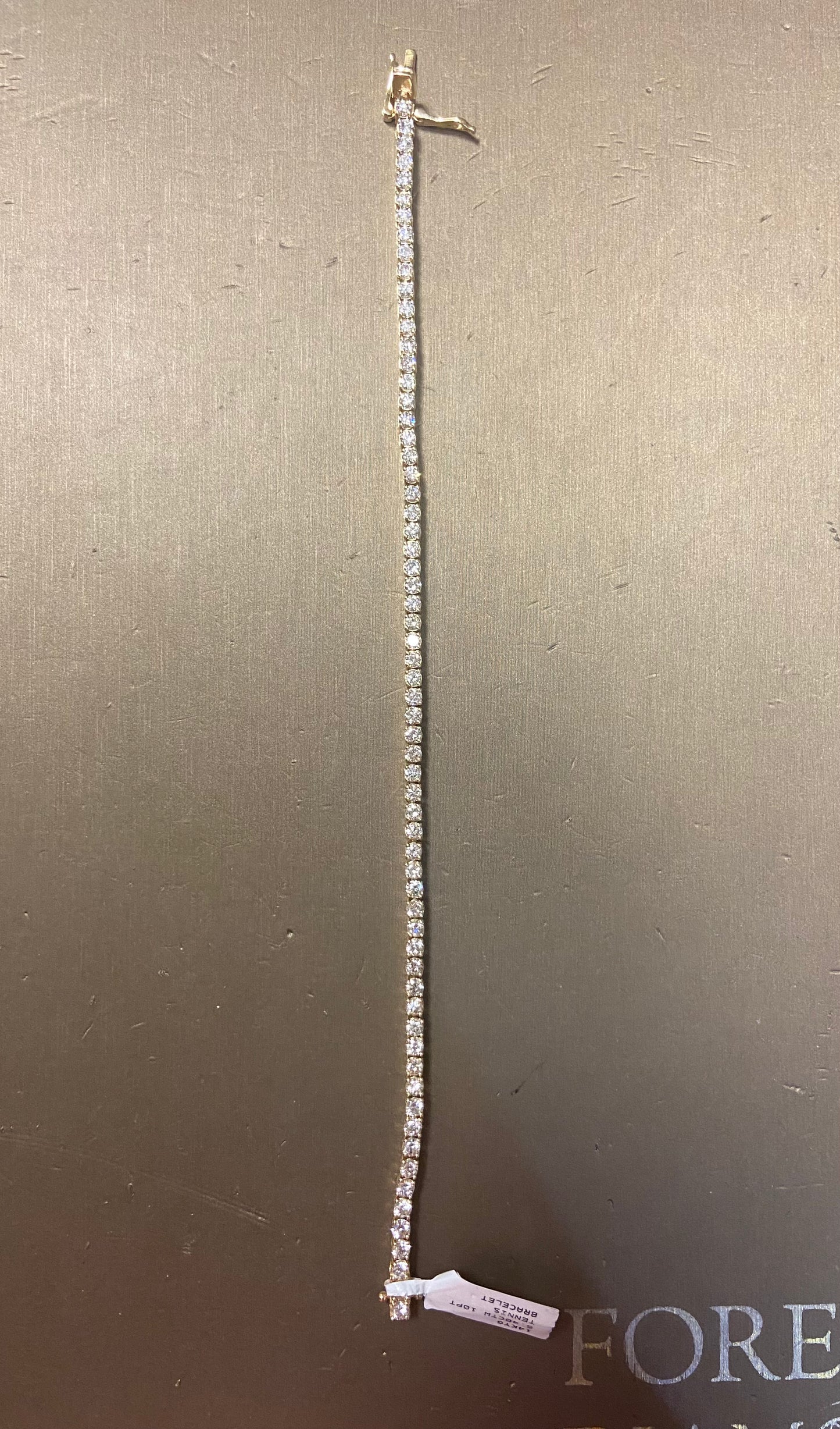 14K Yellow Gold 6.40CTW Tennis Bracelet