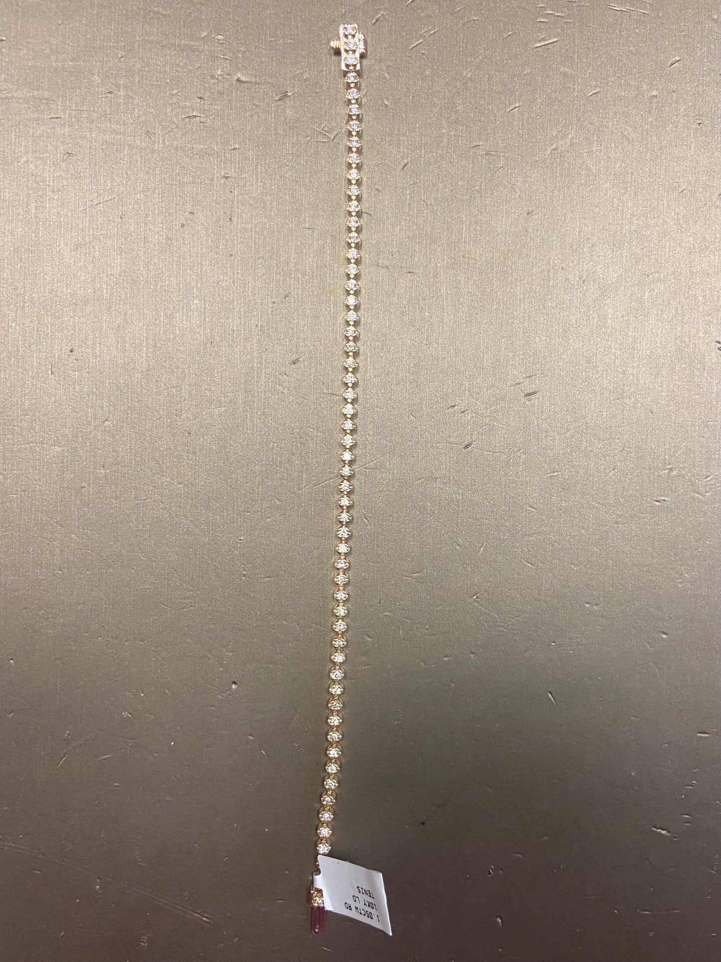 10K Yellow Gold 1.05CTW Tennis Bracelet
