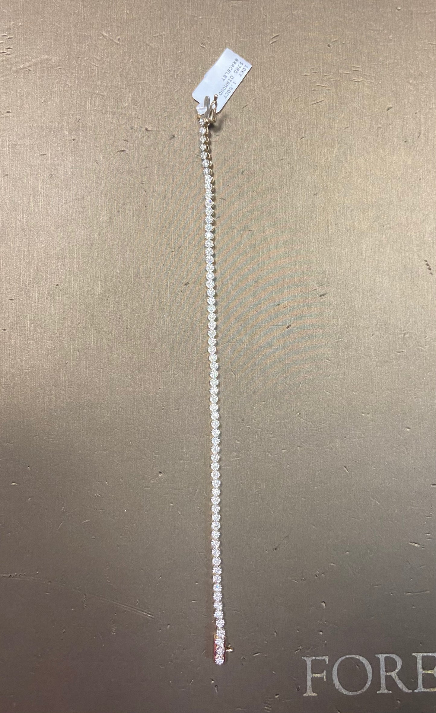 10K Yellow Gold 1.50CT 57Rounds Diamond Bracelet