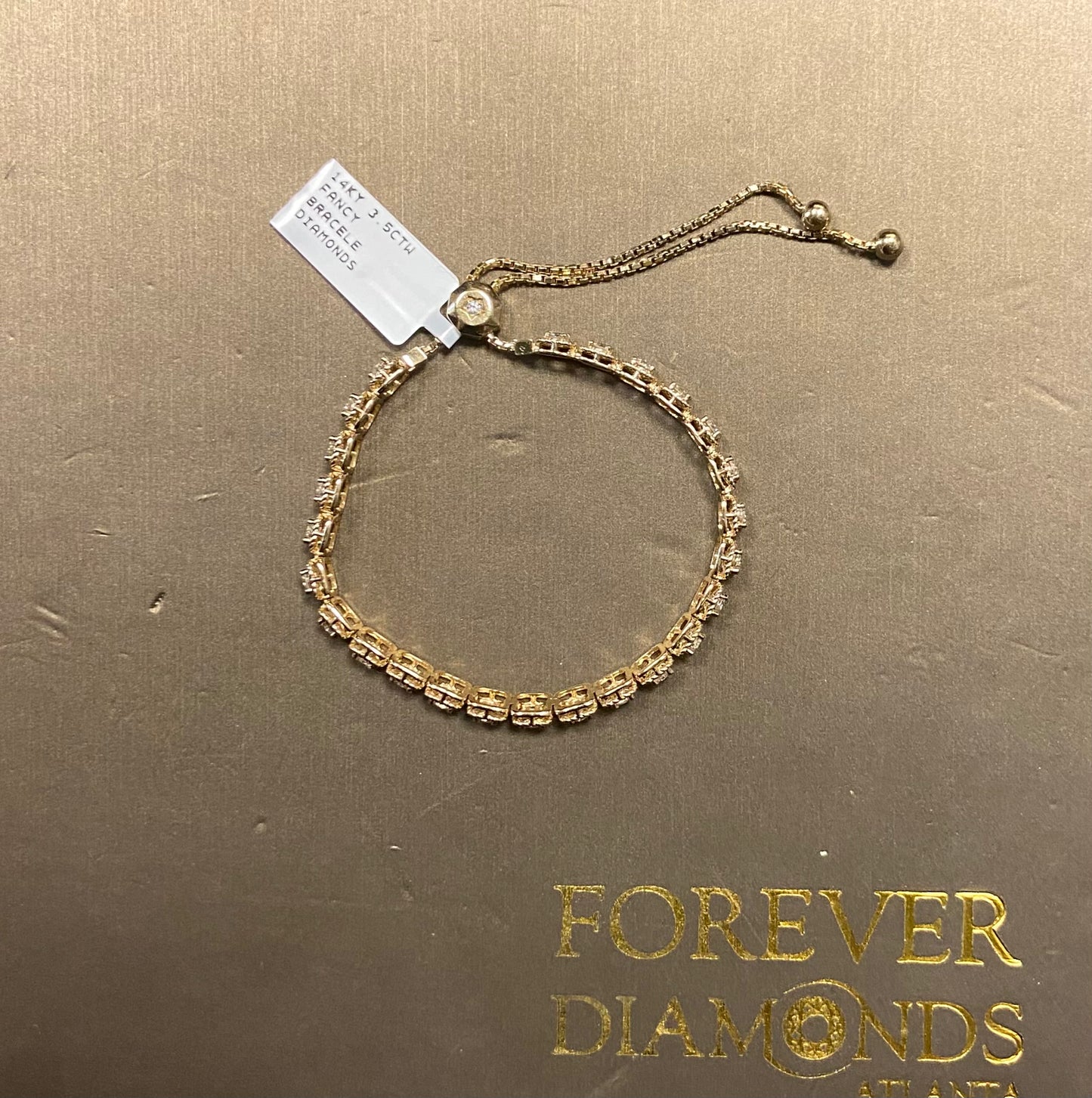 14K Yellow Gold 3.5CTW Fancy Bracelet