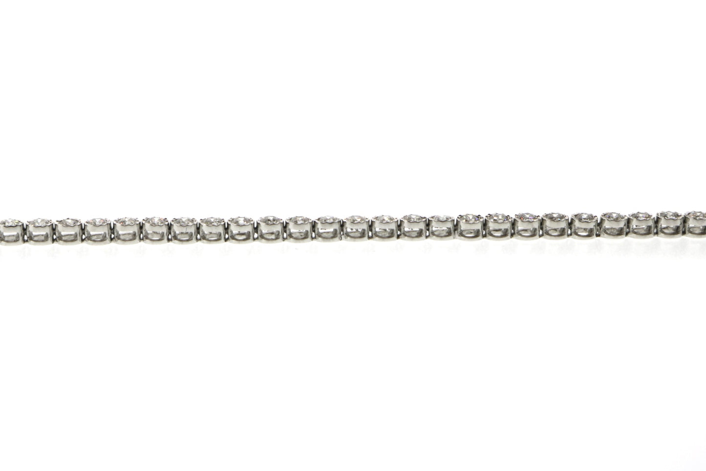 10K White Gold 3CT Diamond Tennis Bracelet