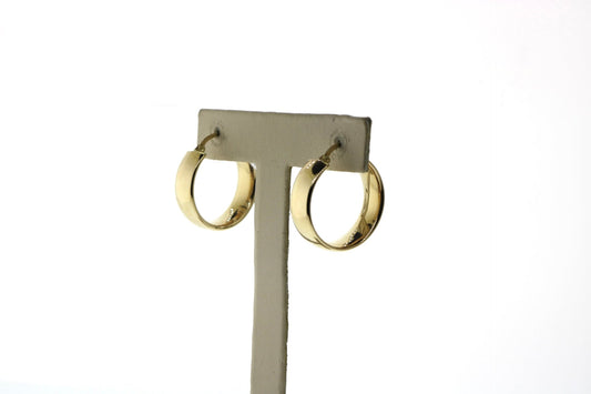 14K Yellow Gold 4.2 Grams Hoops