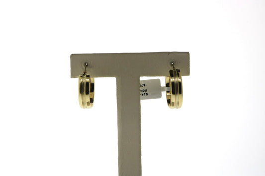 14K Yellow Gold 3.7 Grams Hoops