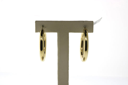 14K Yellow Gold 5.5 Grams Hoops