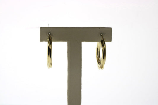 14K Yellow Gold 5.4 Grams Hoops