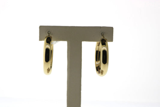 14K Yellow Gold 5.8 Grams Hoops