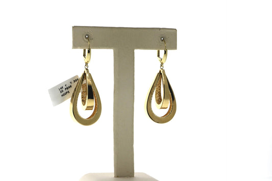 14K Yellow Gold 7.3 Grams DD Pear