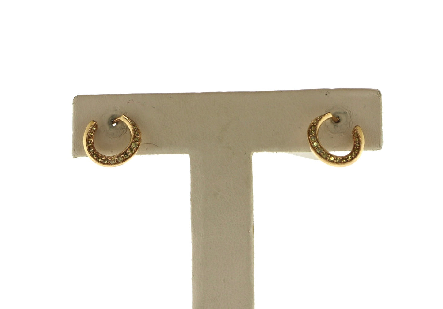 18K Rose Gold 0.30CT Hoops