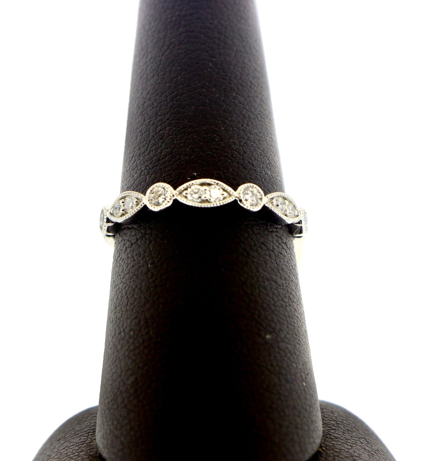 18K White Gold 0.0.31CT LDS Diamond Band