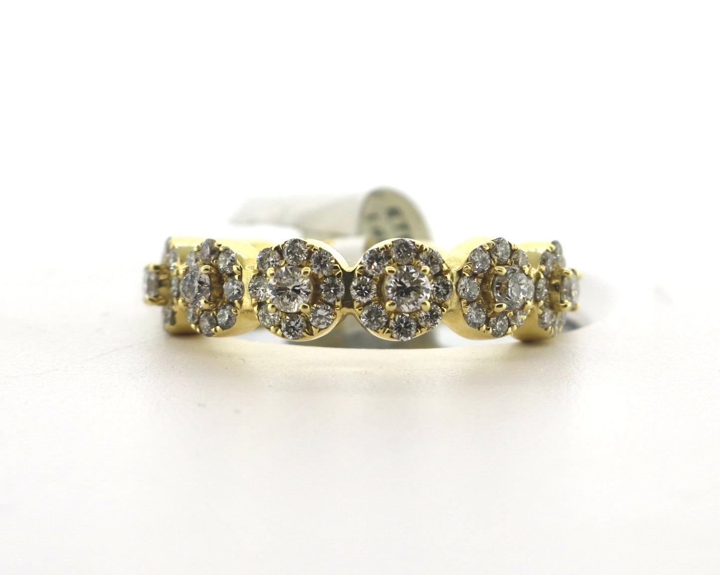 14K Yellow Gold 3.10CTW RDS Diamond Eternity Band