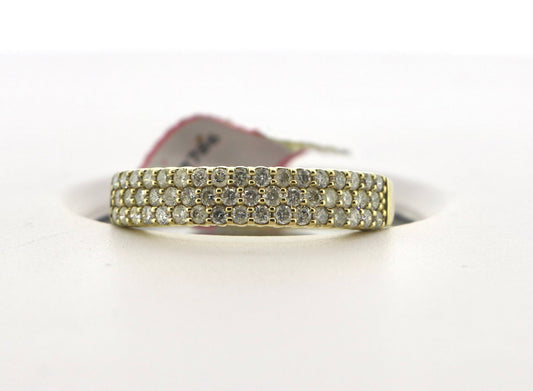 10K Yellow Gold 0.90CT Mens Diamond Band