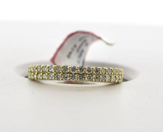 10K Yellow Gold 0.80CT Diamond Band