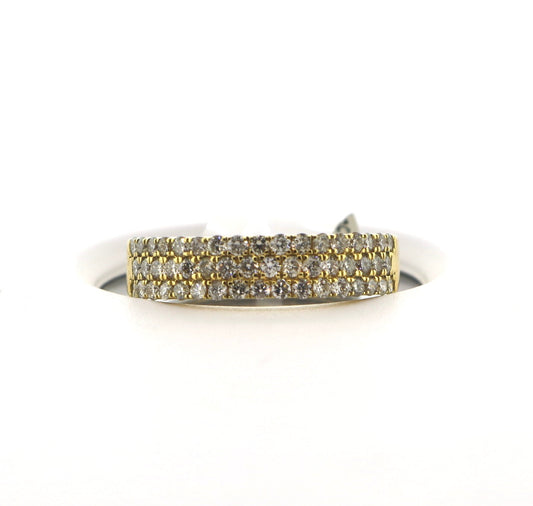10K Yellow Gold 1.10CT Mens Diamond Band