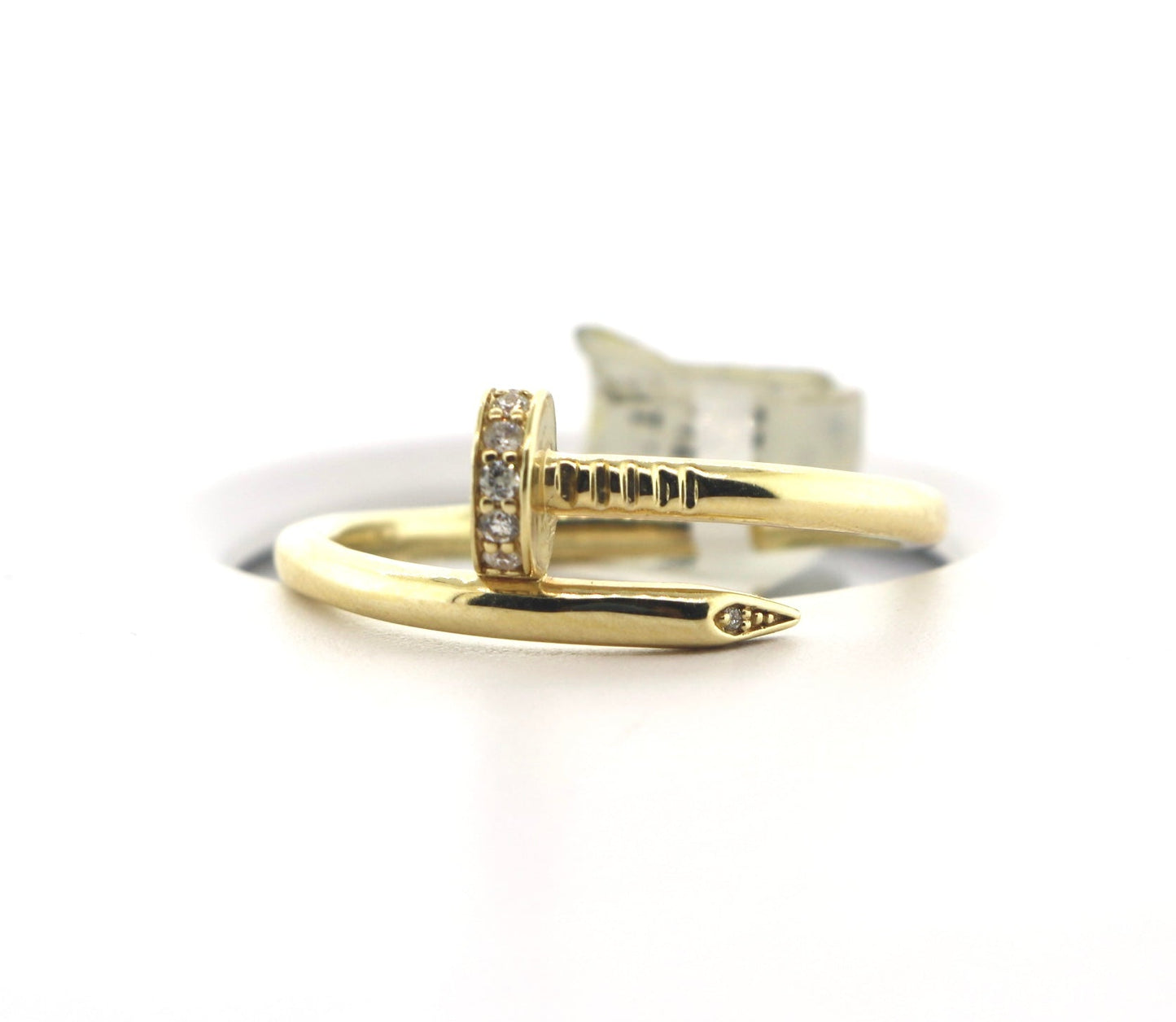 14K Yellow Gold 0.15CT 5.1 Grams Diamond Band