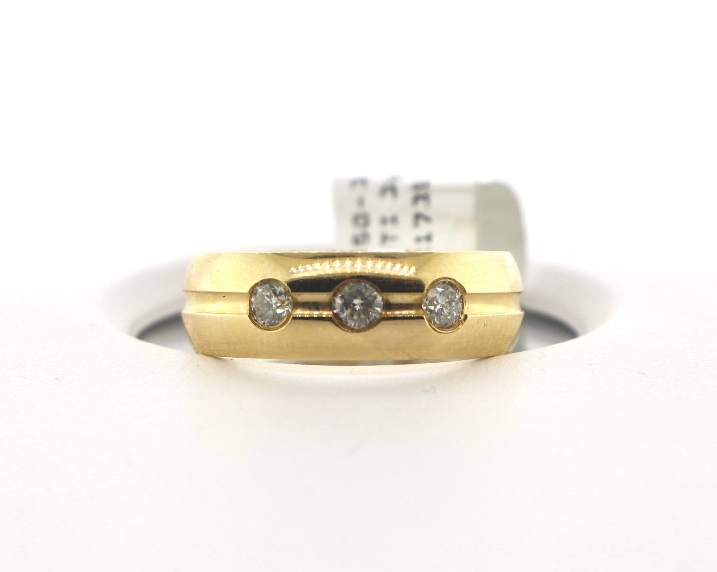 14K Yellow Gold 0.28CTW RDS P/P/F Diamond Band