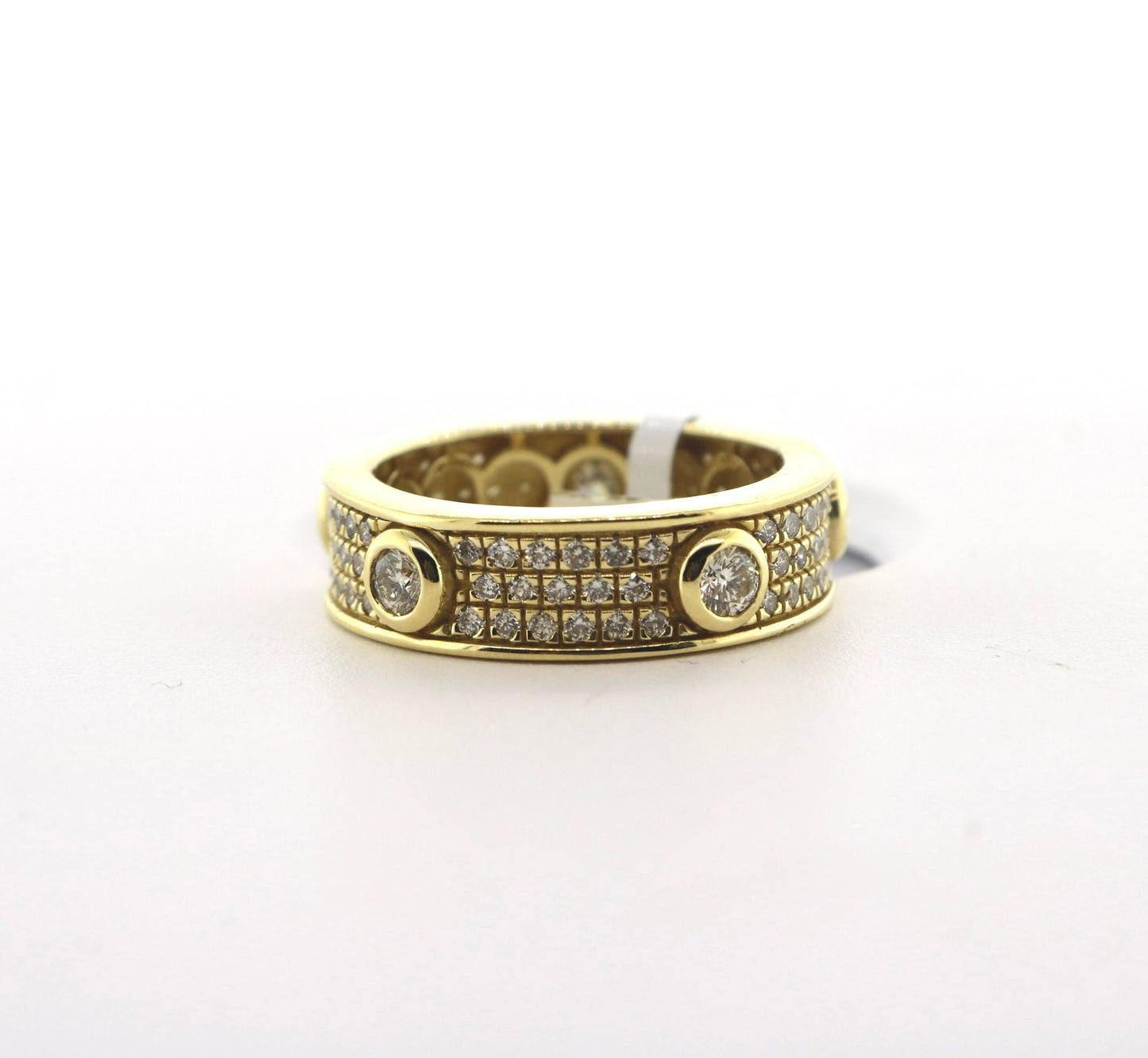 10K Yellow Gold 1.53CT Cartier Stl Band