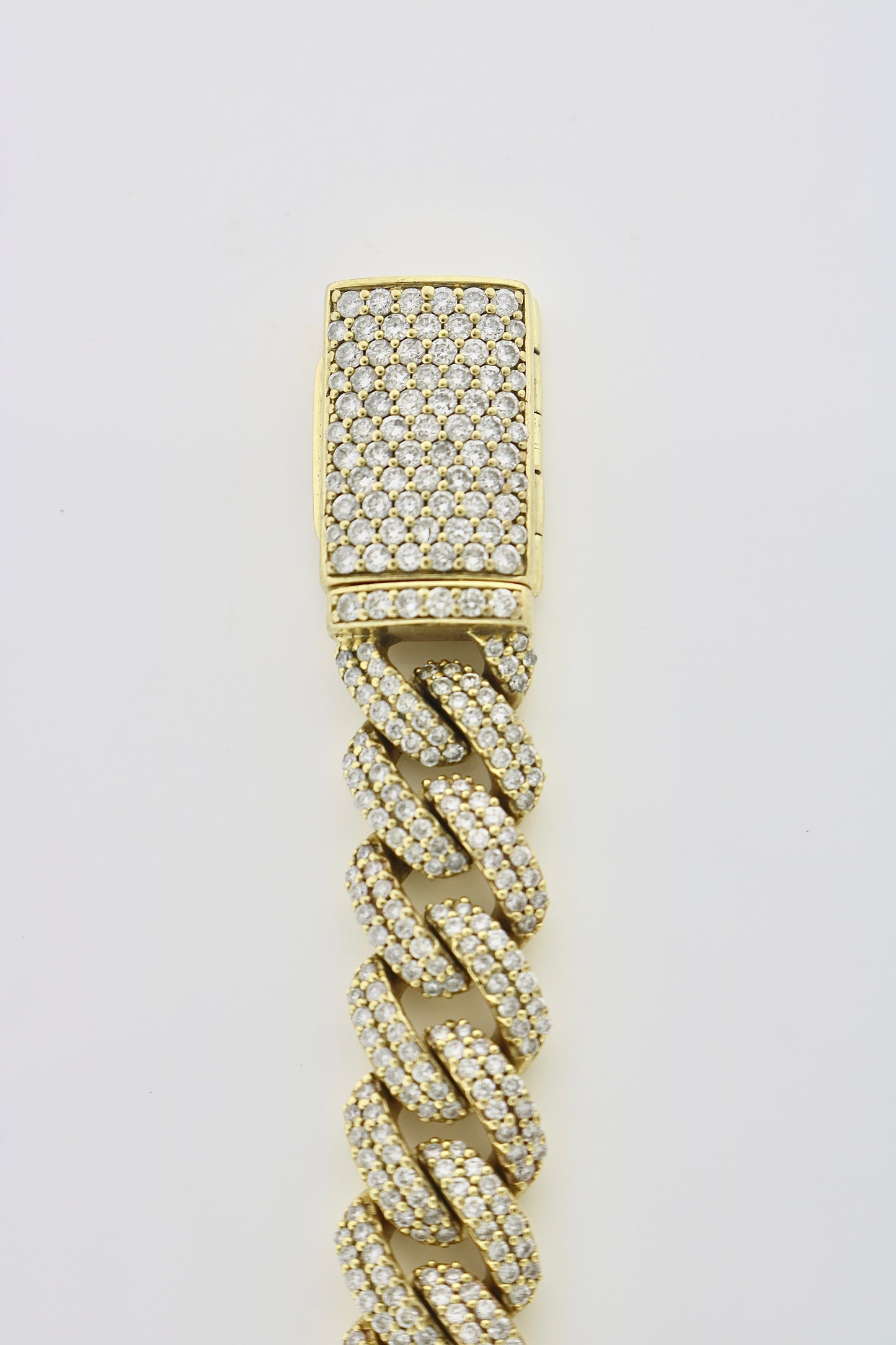 10K Yellow Gold 4.61CT 32.4Grams Cuban Bracelet