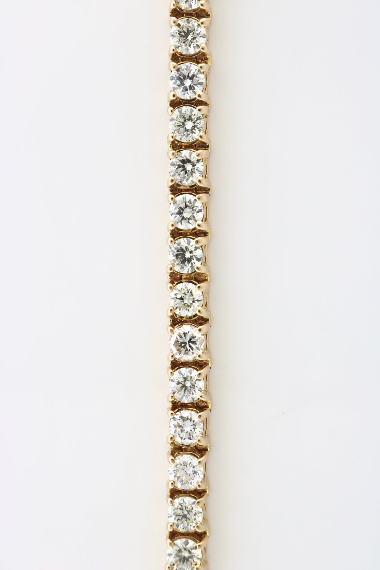 14K Rose Gold 6.75CTW 16.2Grams Tennis Bracelet