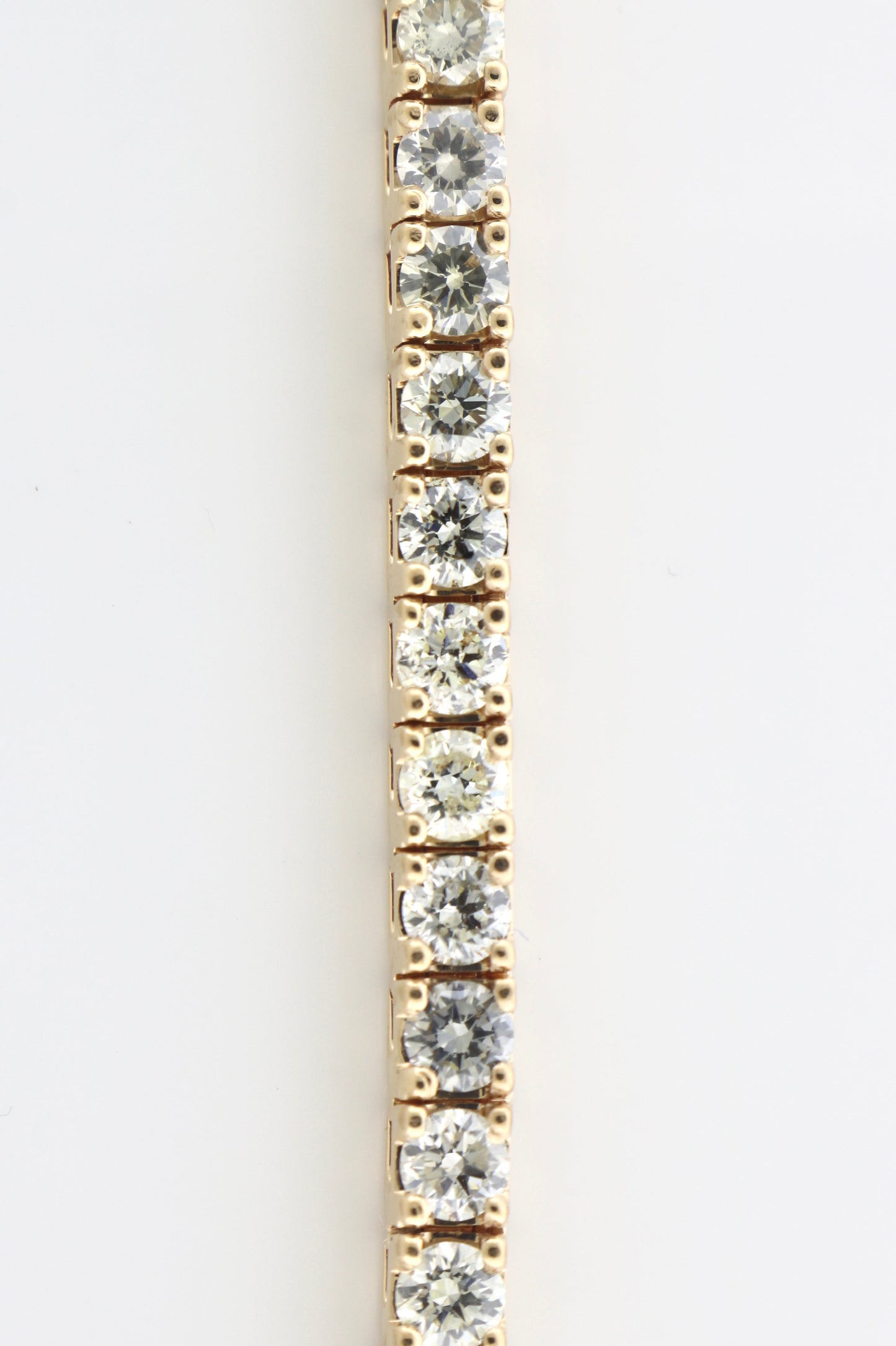 10K Rose Gold 9.84CTW Diamond 8.5" 39.5 Grams Tennis Bracelet