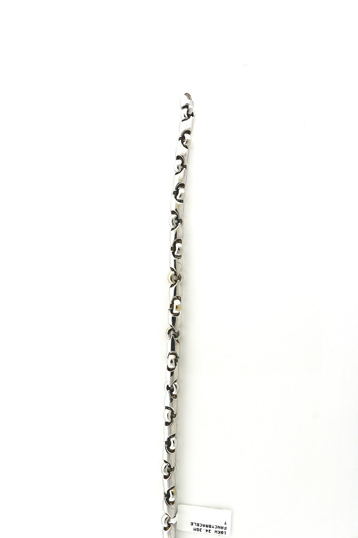 18K White Gold 34.3 Grams Fancy Bracelet