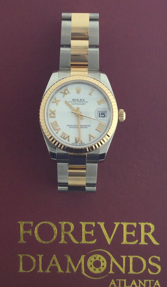Rolex 31MM Two-tone Rose Gold Oyster