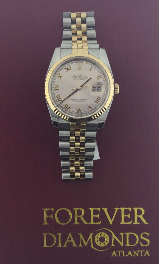 Rolex 36MM Two-tone Rose Gold