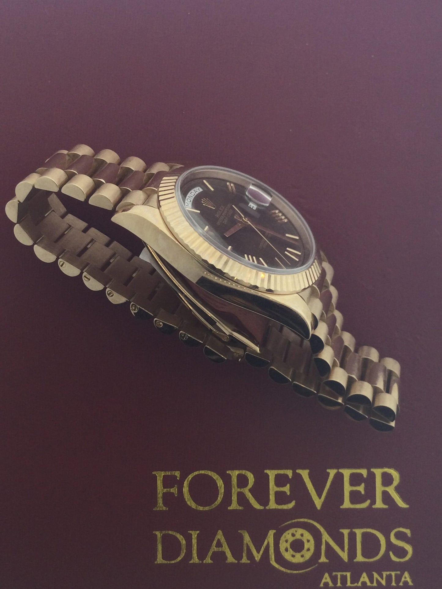 Rolex 40MM Daydate Chocolate