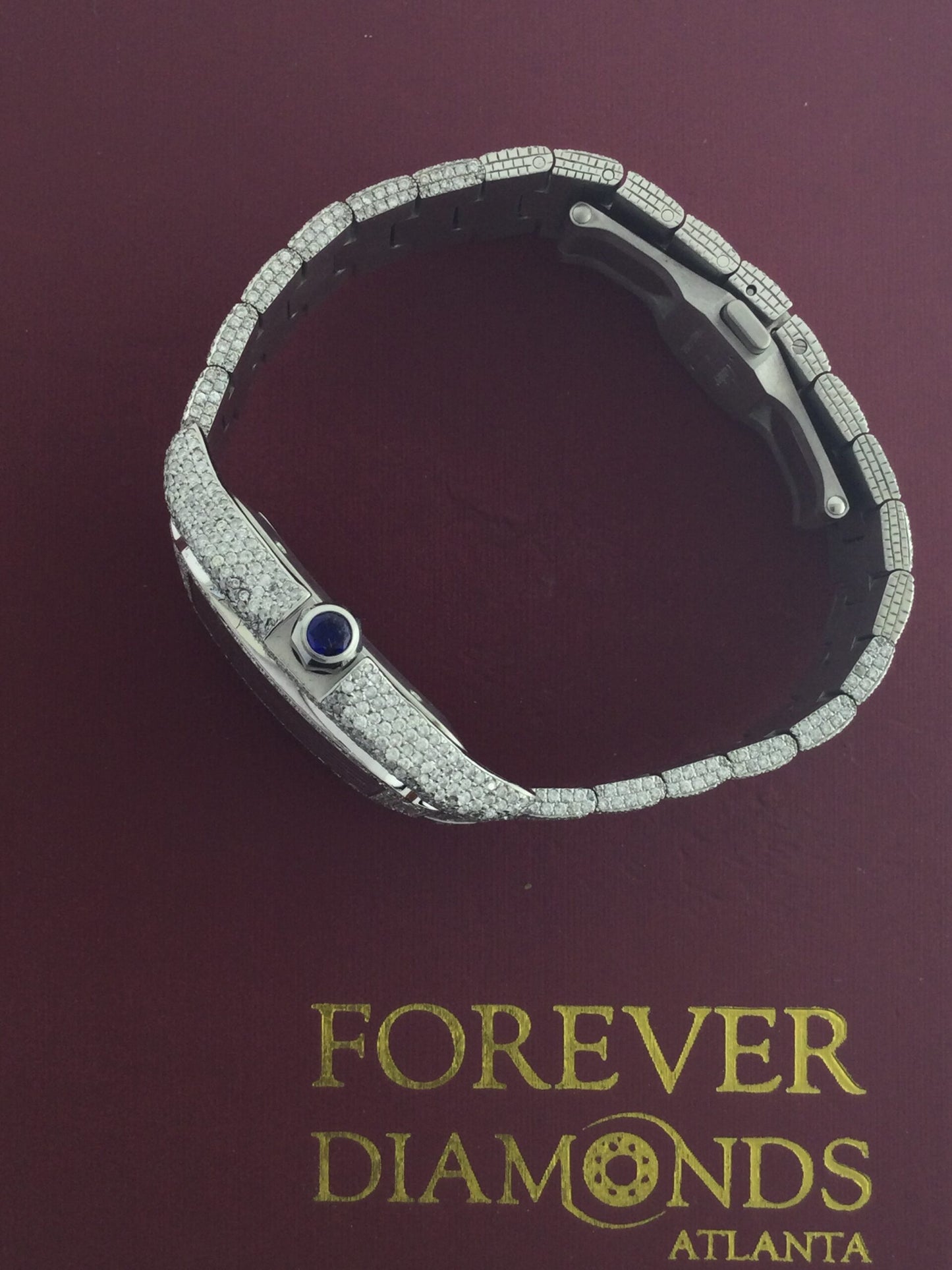 Cartier 40MM stl all diamonds