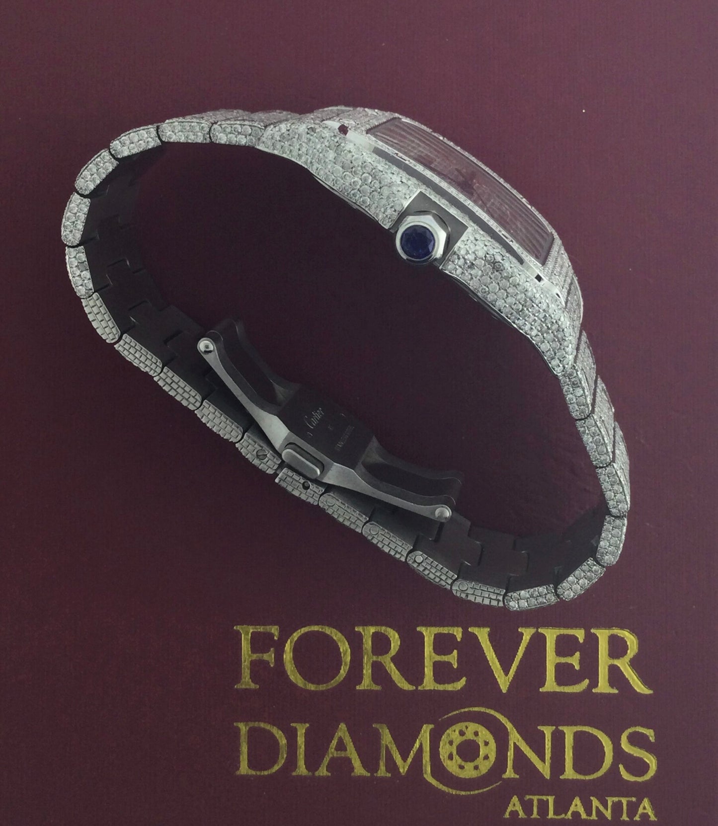 Cartier 40MM stl all diamonds