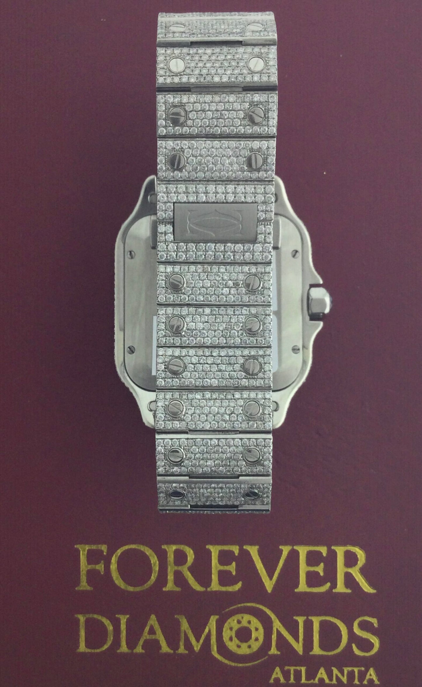 Cartier 40MM stl all diamonds