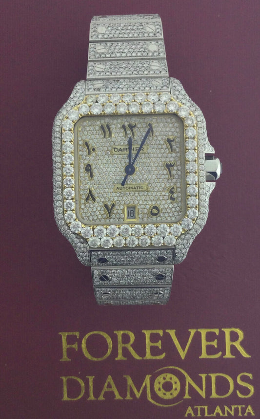 Cartier 40MM All Diamond yg big bz