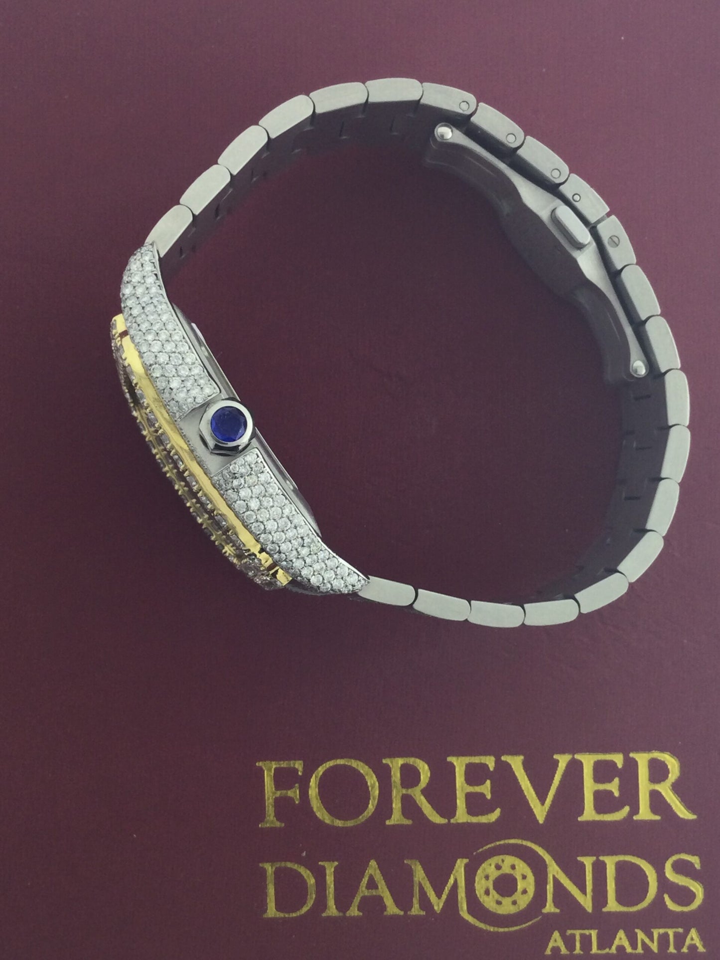 Cartier 40MM All Diamond yg big bz