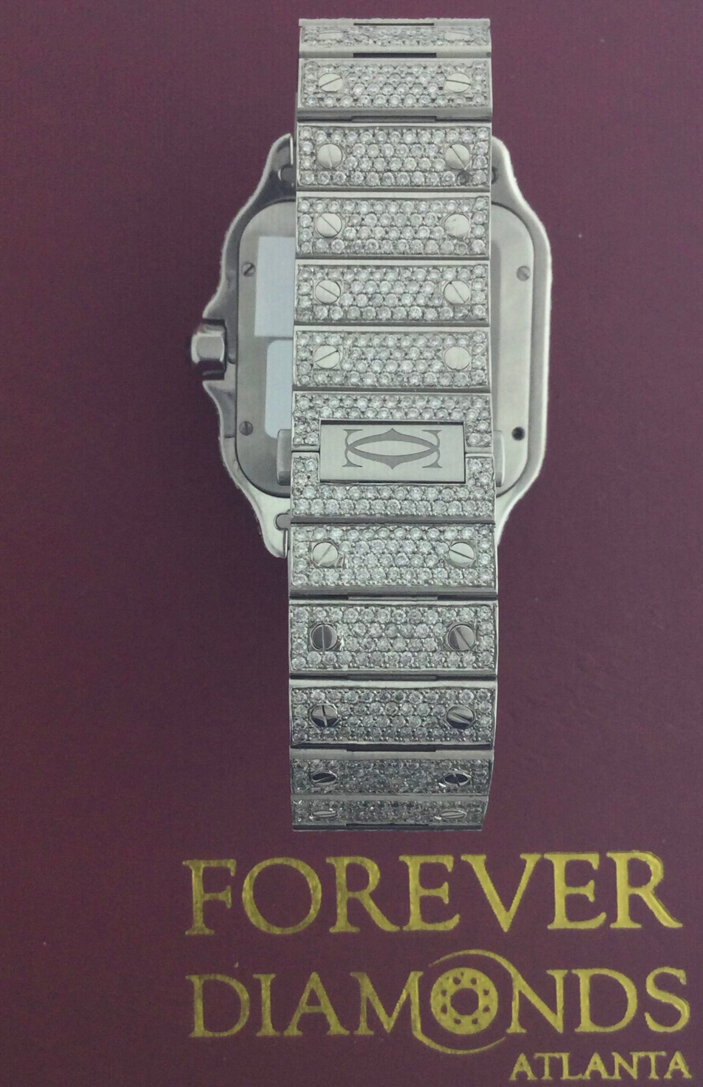 Cartier 40MM All Diamond yg big bz
