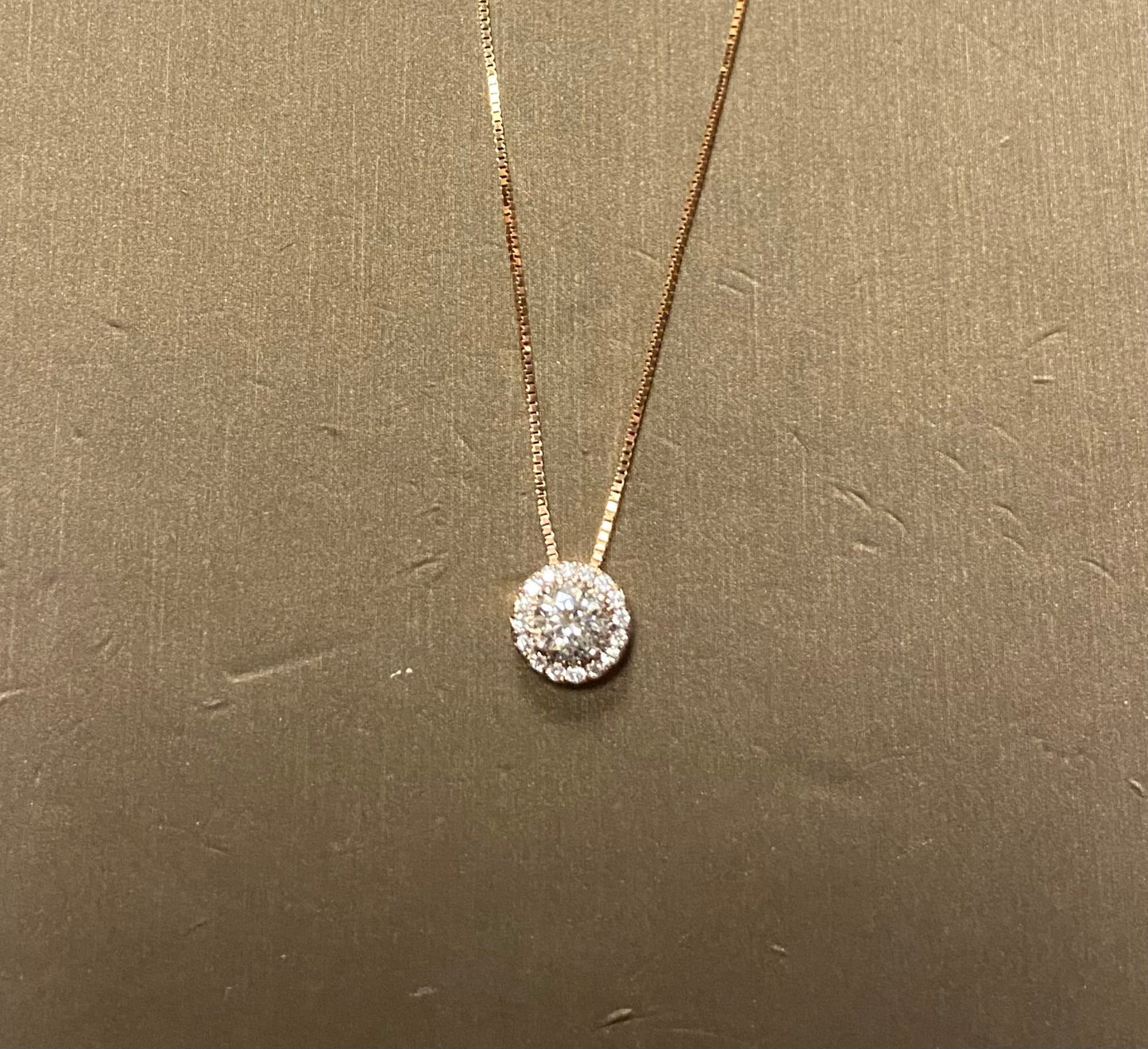 14K Rose Gold Box 1.6GR Chain