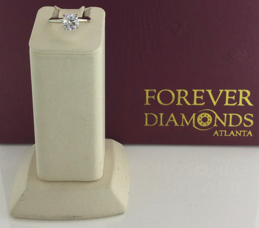 14K White Gold 1.21CTW Diamond Ring