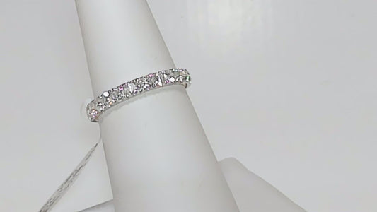 **M S Gems 0.74ctw Lab Diamond 14K Gold Engagement Band**